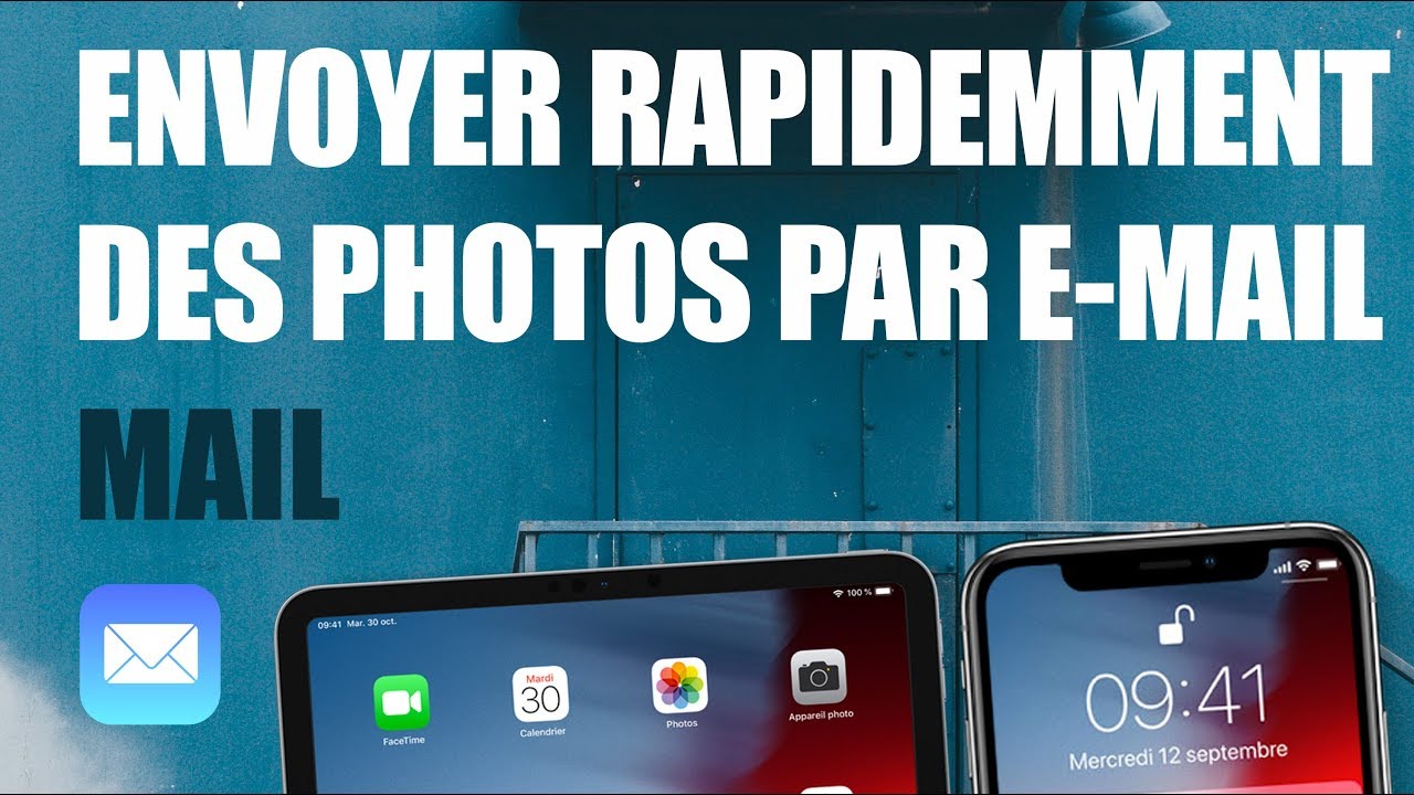 comment envoyer une photo par mail sur iphone