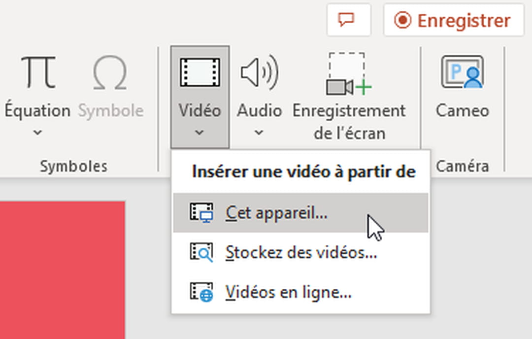 comment integrer video dans powerpoint